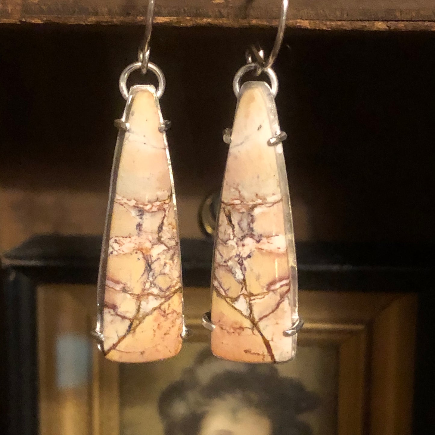 Sakura Jasper Earrings