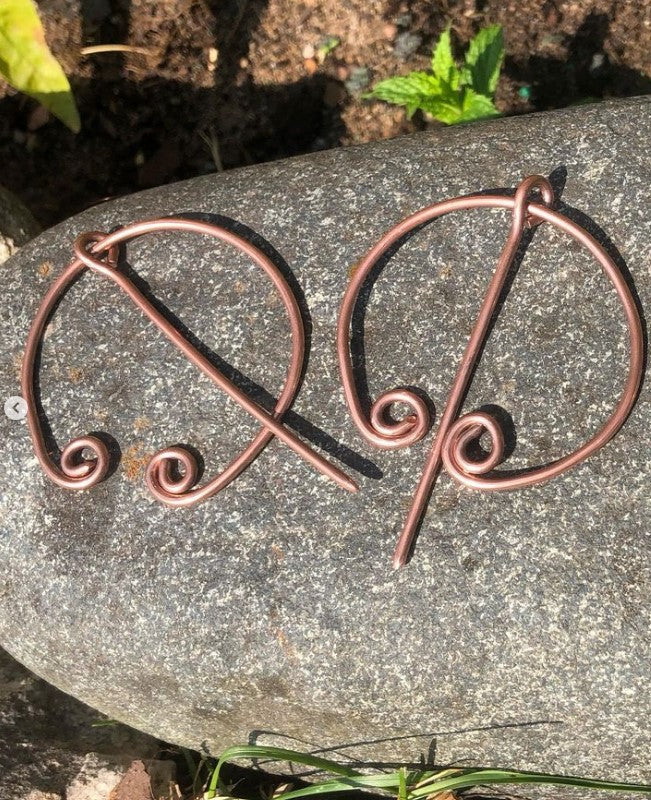 Copper Penannular Brooch